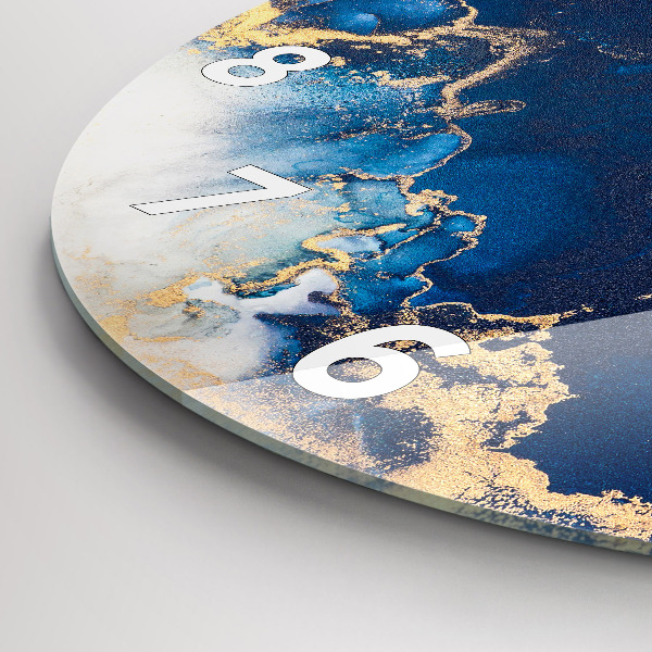 Orologio rotondo in vetro Modello in marmo