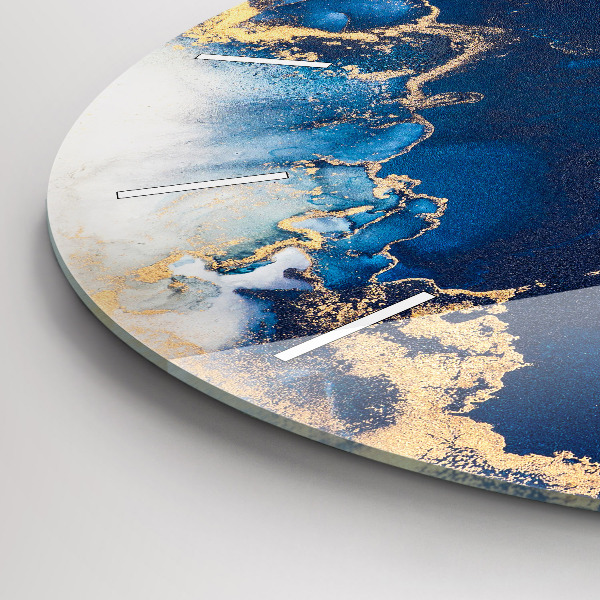 Orologio rotondo in vetro Modello in marmo