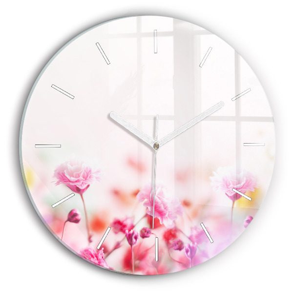 Orologio rotondo Fiori nel prato