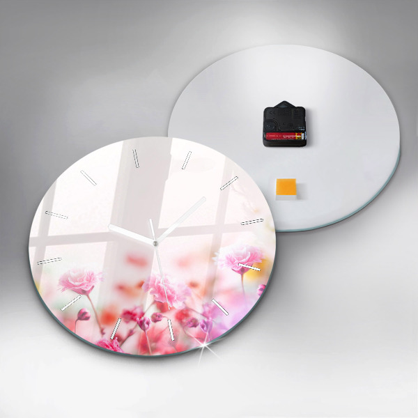 Orologio rotondo Fiori nel prato