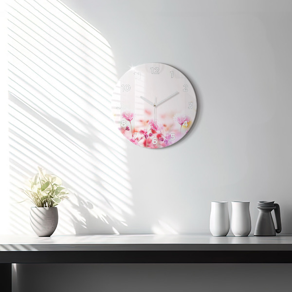 Orologio rotondo Fiori nel prato