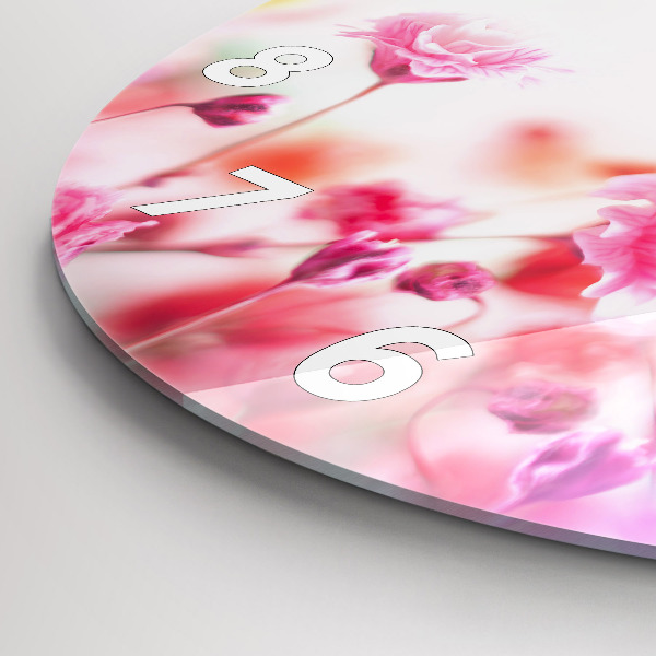 Orologio rotondo Fiori nel prato