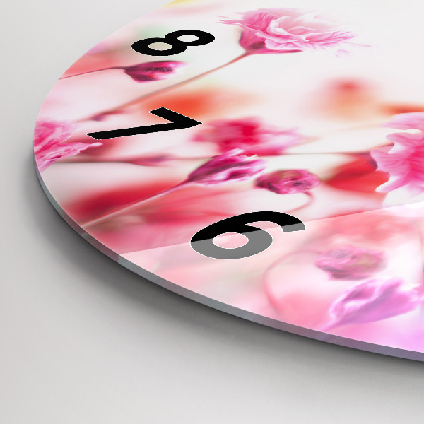 Orologio rotondo Fiori nel prato
