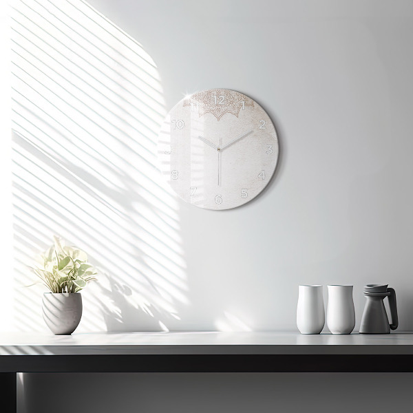 Orologio rotondo Motivo decorativo