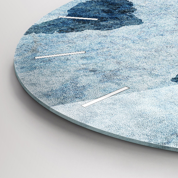 Orologio rotondo Mappa del mondo dipinta