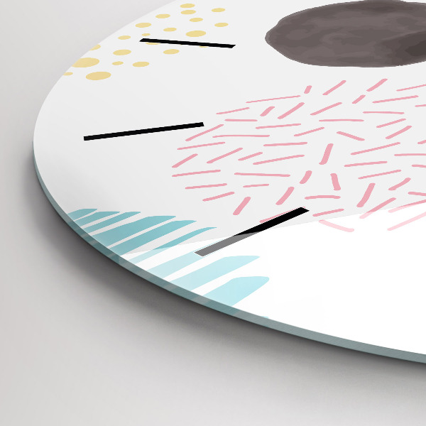Orologio rotondo Motivo geometrico