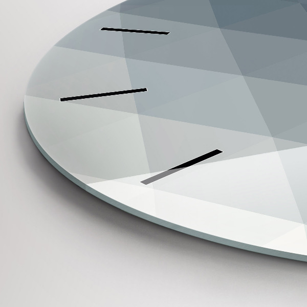 Orologio rotondo Astrazione grigia