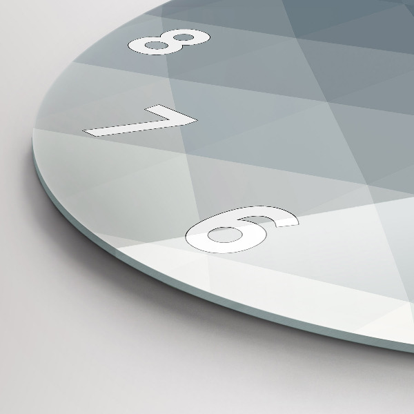 Orologio rotondo Astrazione grigia