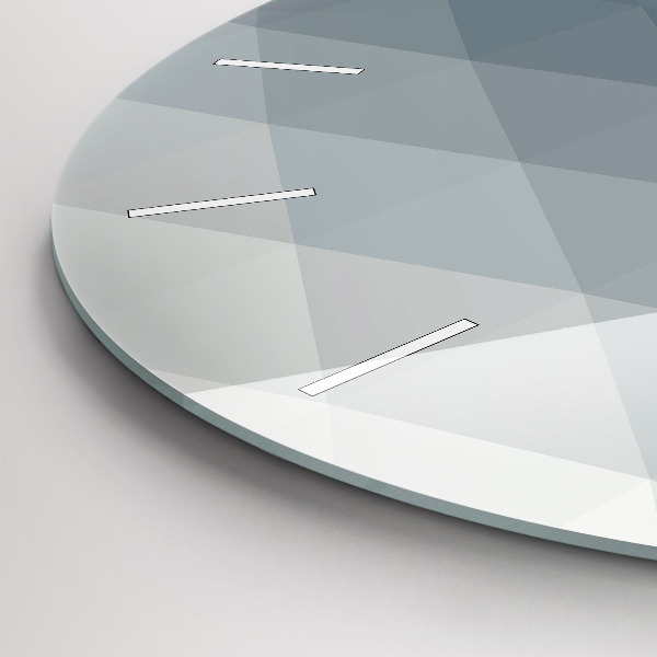 Orologio rotondo Astrazione grigia