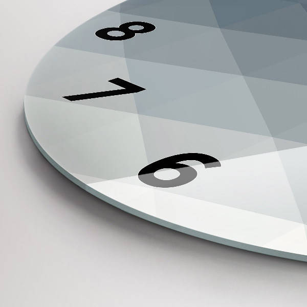 Orologio rotondo Astrazione grigia