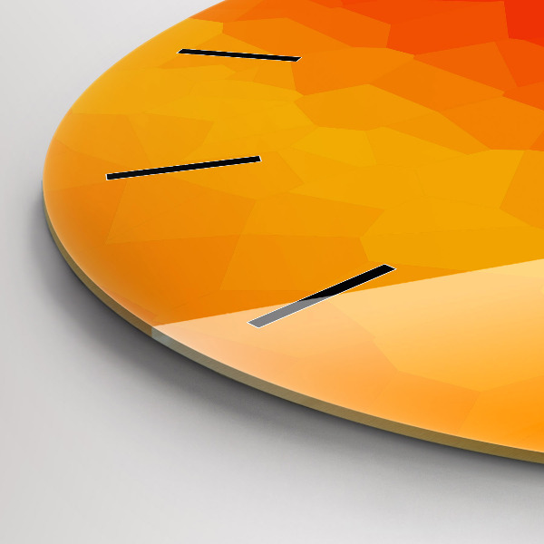 Orologio rotondo Astrazione colorata