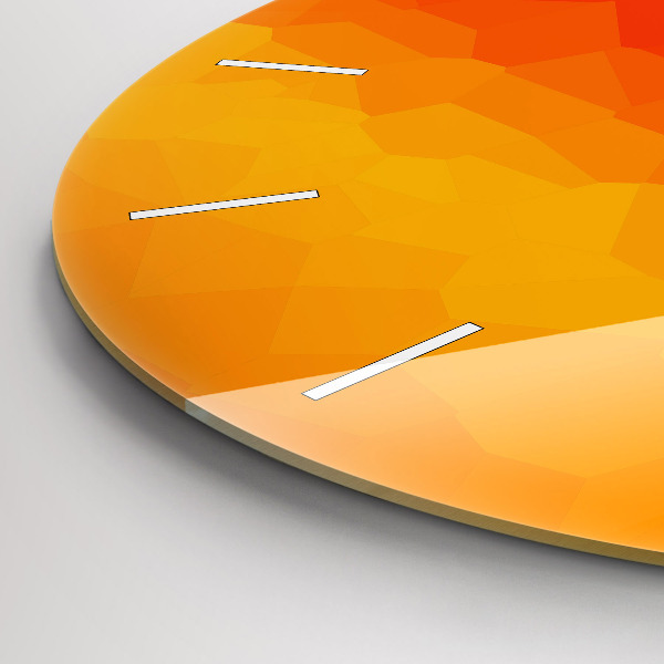 Orologio rotondo Astrazione colorata