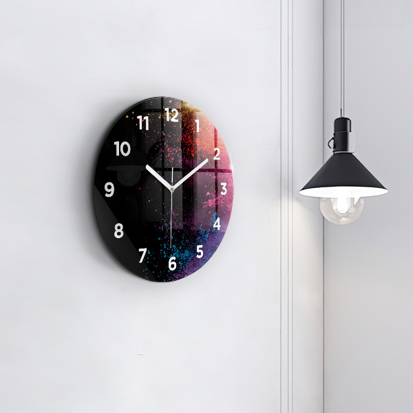 Orologio rotondo Esplosione di colori