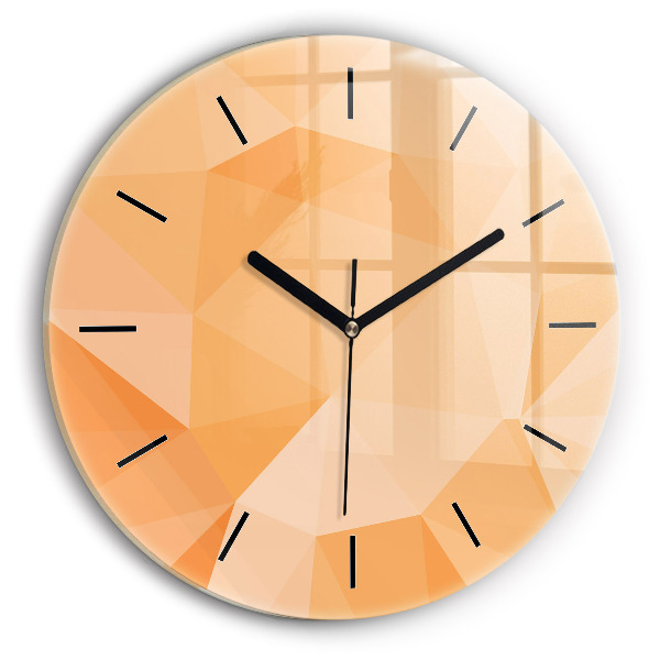 Orologio rotondo Triangoli di astrazione
