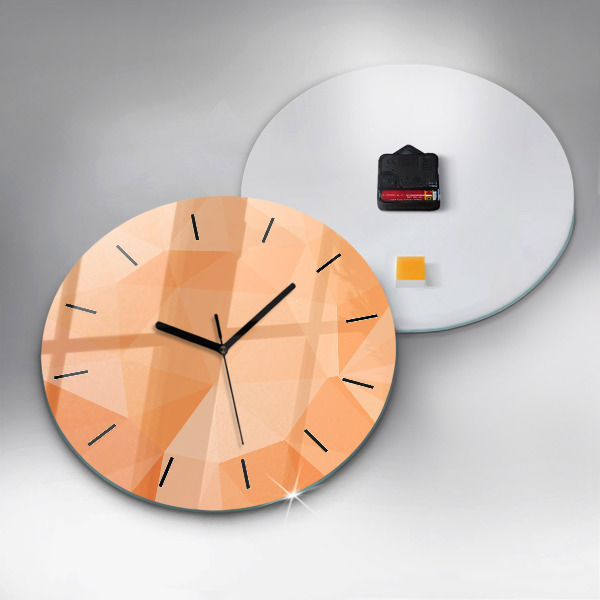 Orologio rotondo Triangoli di astrazione