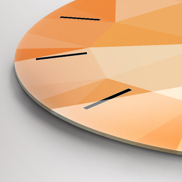 Orologio rotondo Triangoli di astrazione