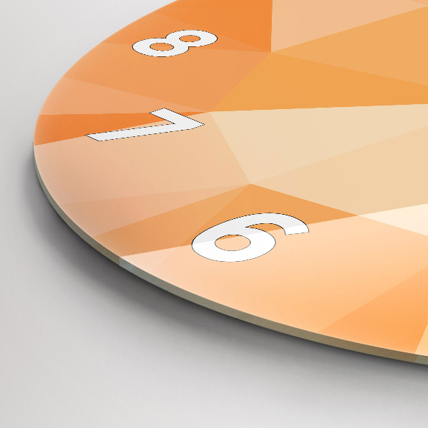 Orologio rotondo Triangoli di astrazione