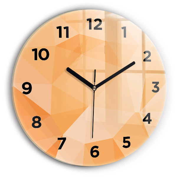 Orologio rotondo Triangoli di astrazione