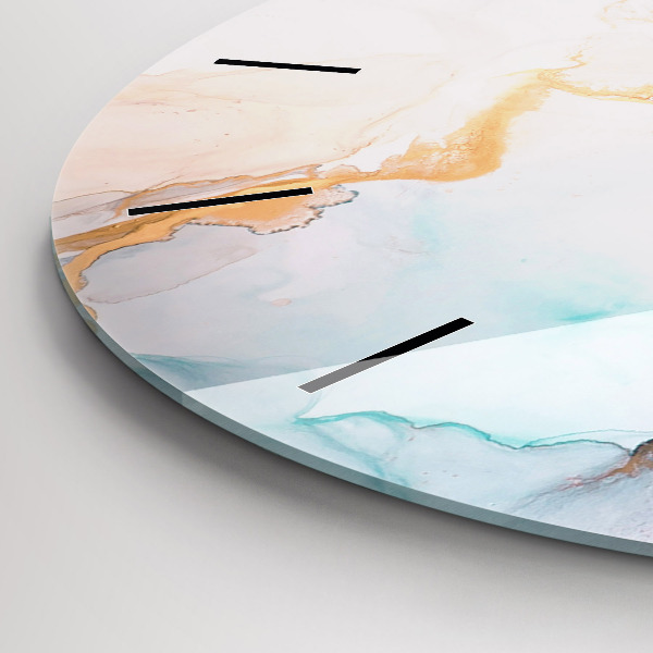 Orologio rotondo Pittura astratta