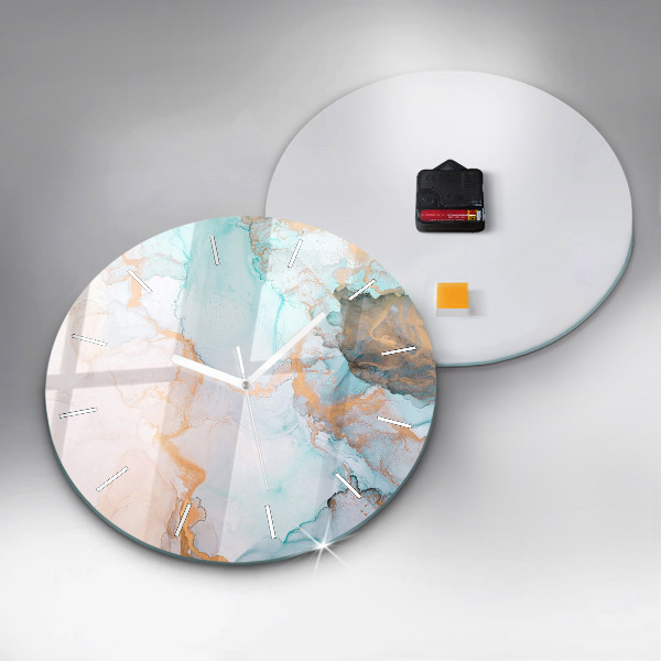 Orologio rotondo Pittura astratta