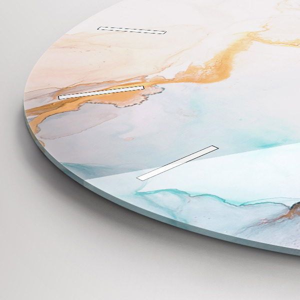 Orologio rotondo Pittura astratta