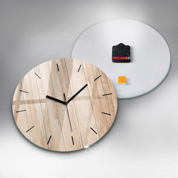 Orologio rotondo Struttura in legno