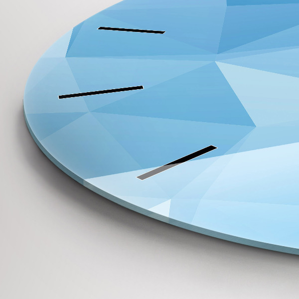 Orologio rotondo Triangoli astratti