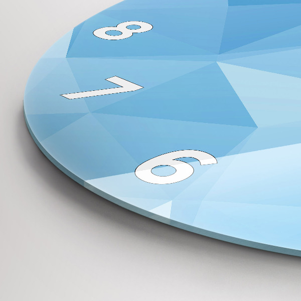 Orologio rotondo Triangoli astratti