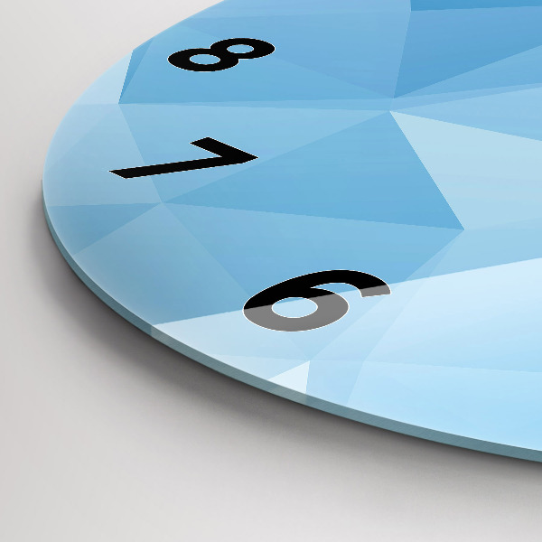 Orologio rotondo Triangoli astratti