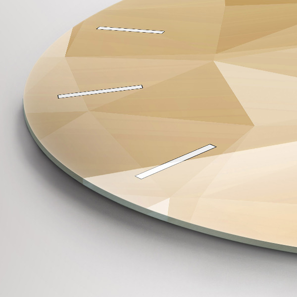 Orologio rotondo Triangoli astratti