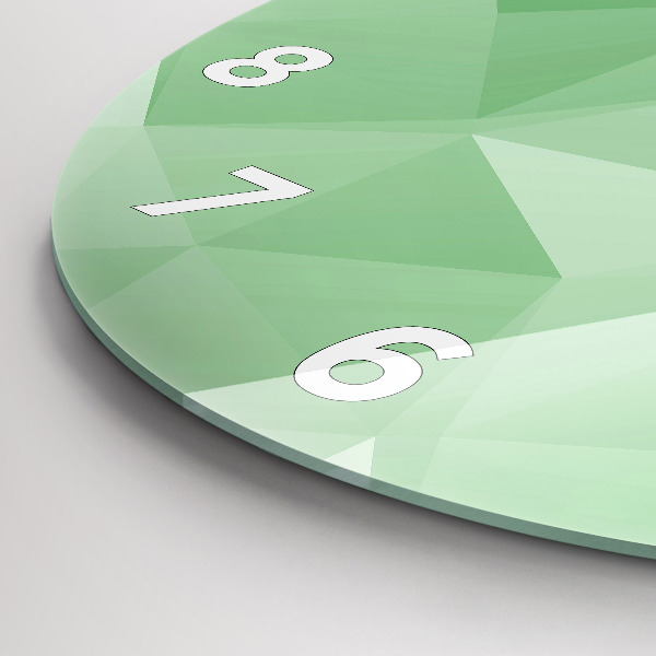 Orologio rotondo Triangoli astratti