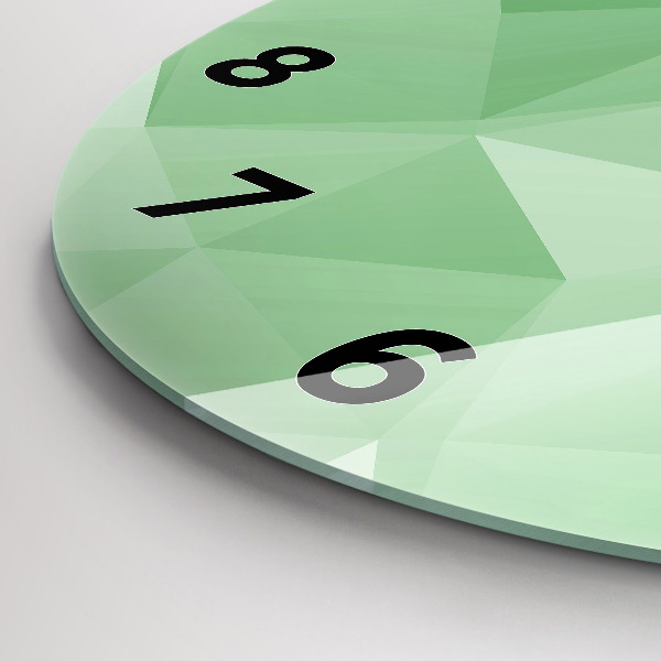 Orologio rotondo Triangoli astratti