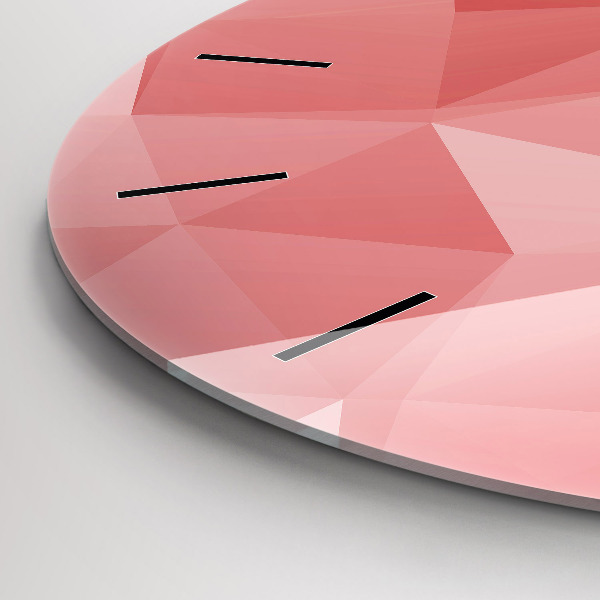 Orologio rotondo Triangoli astratti