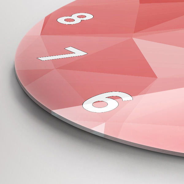 Orologio rotondo Triangoli astratti