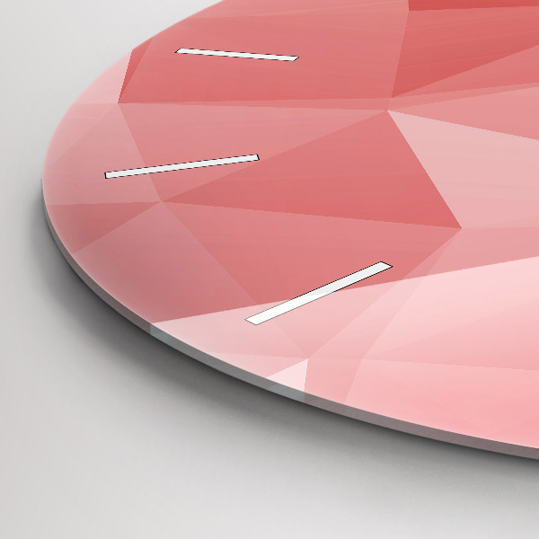 Orologio rotondo Triangoli astratti