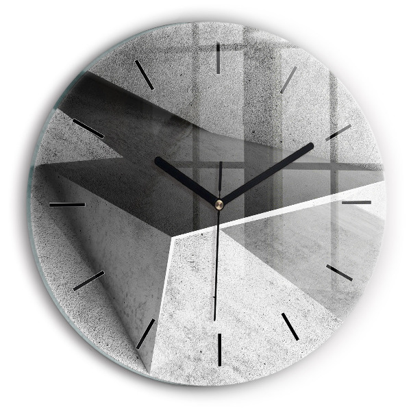 Orologio rotondo Triangoli di astrazione