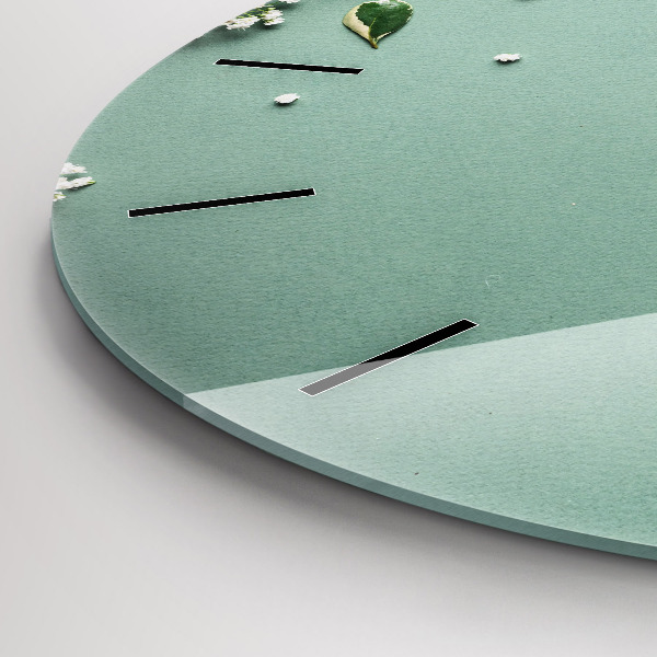 Orologio rotondo Fiori delicati