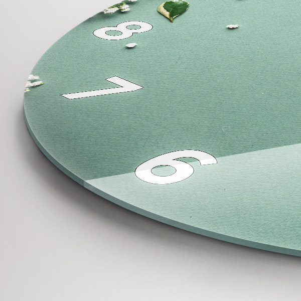 Orologio rotondo Fiori delicati