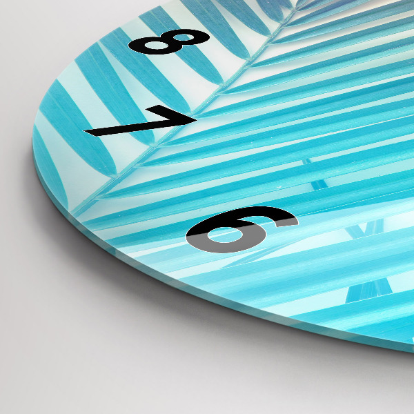 Orologio rotondo Palma tropicale