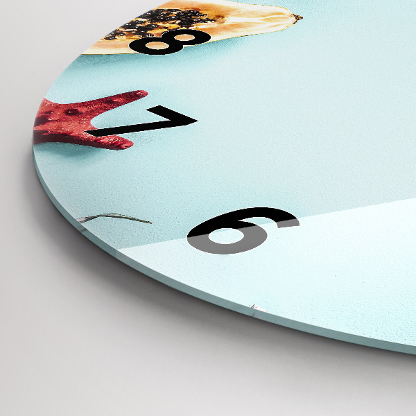 Orologio rotondo Composizione delle vacanze