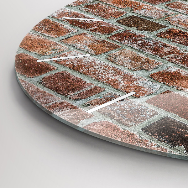 Orologio rotondo Muro di mattoni