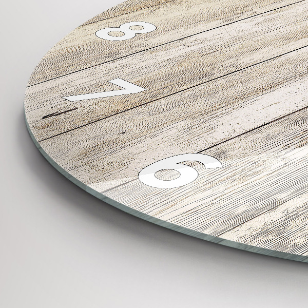 Orologio rotondo Pannelli in legno