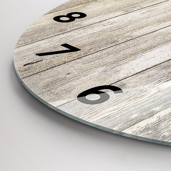 Orologio rotondo Pannelli in legno