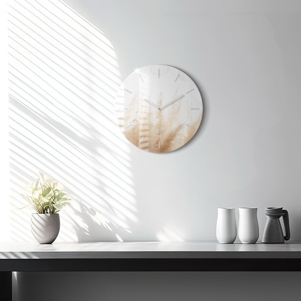 Orologio rotondo Spighe di grano