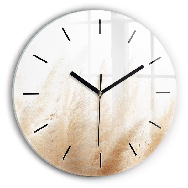 Orologio rotondo Spighe di grano