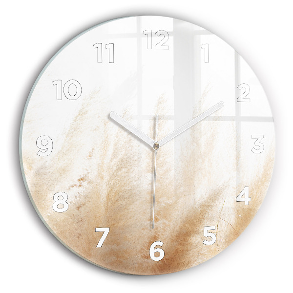 Orologio rotondo Spighe di grano