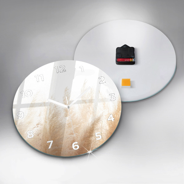 Orologio rotondo Spighe di grano