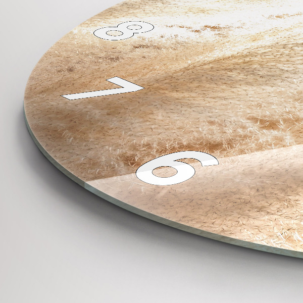 Orologio rotondo Spighe di grano