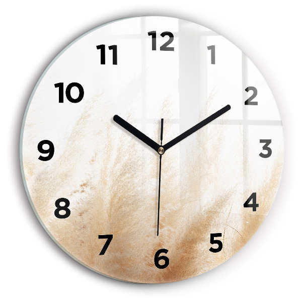 Orologio rotondo Spighe di grano
