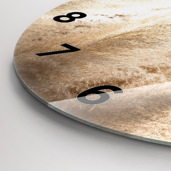 Orologio rotondo Spighe di grano